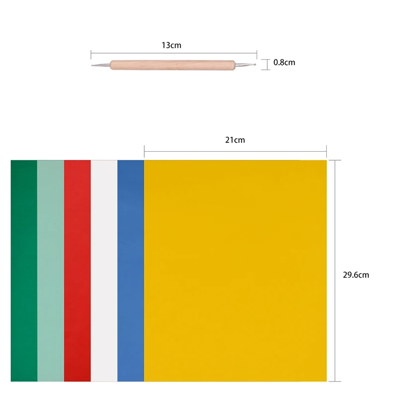10 шт./компл. бумага для рисования с покрытием из углеродного волокна | Дом и сад