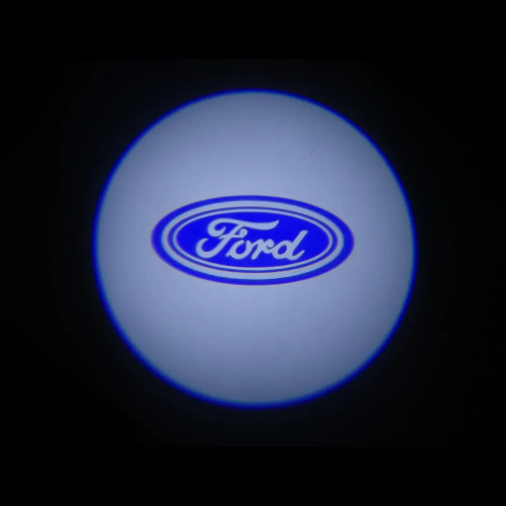 Ford logo 2 QCDIN для FORD светодиодный светильник-лужа с логотипом, зеркало заднего вида, светильник-проектор для F150 aurus Mondeo Explorer Edge FUSION Expedition FLEX - Испускаемый цвет: Ford logo 2