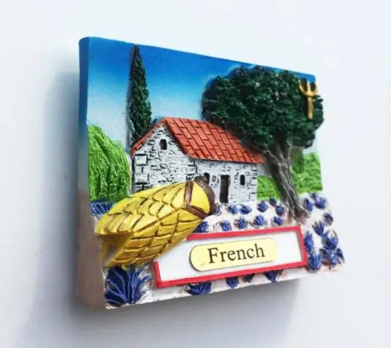 Известный во Франции Прованс туристический сувенир магнит на холодильник -