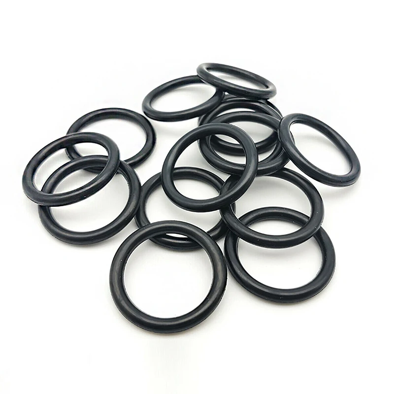 

Thickness(CS) 2/3mm Nitrile Rubber Oil Sealing Gasket O Ring OD 8-80mm Black NBR Seal Washer Corrosion Resistant