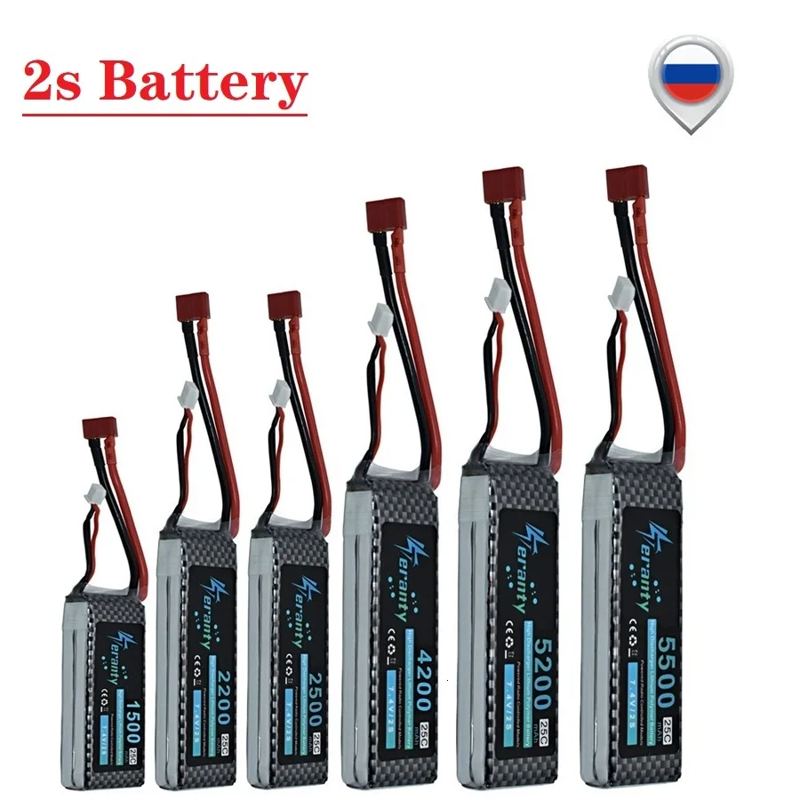 2S 7 4 V 4200mAh 5200mAh литий-полимерный Батарея для RC дроны самолетов вертолетов машины