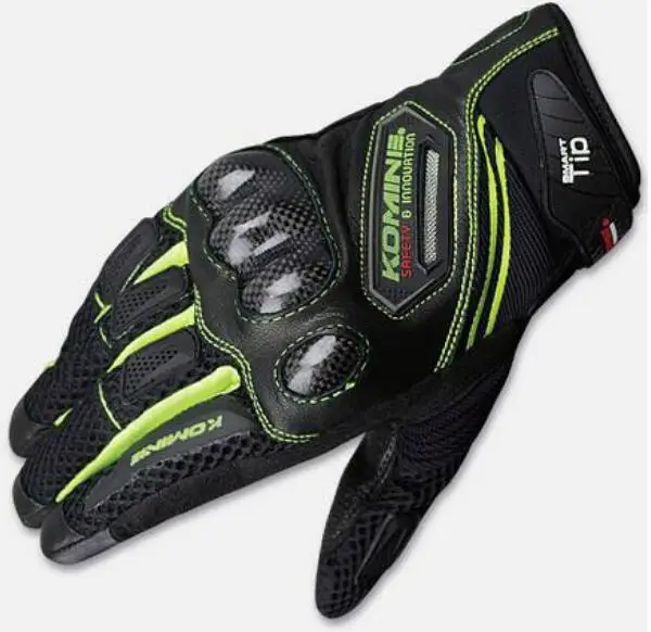 Мотоциклетные Перчатки KOMINE GK167 дышащие перчатки из сухой кожи углеродного