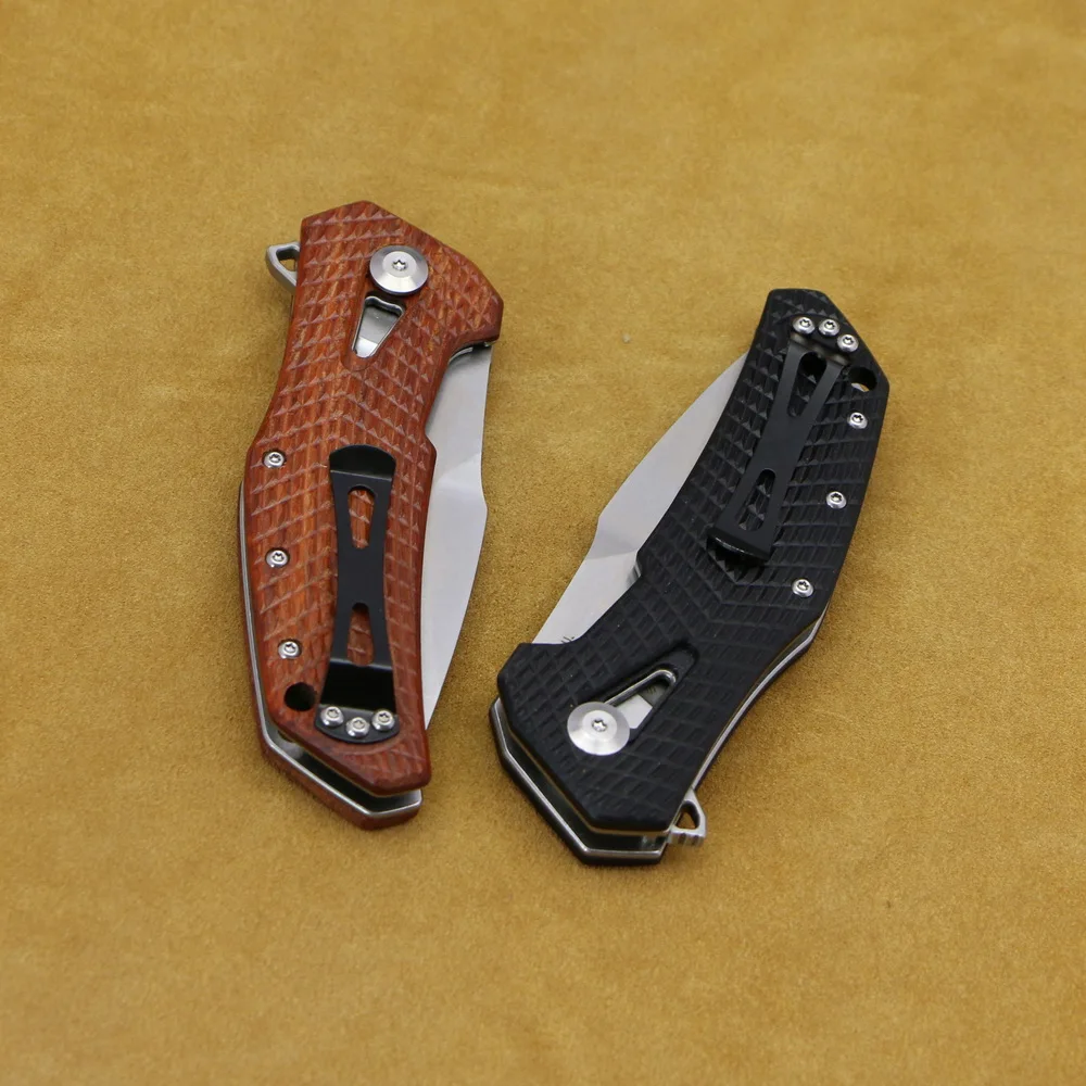 Поо 0308 G10/складной нож с деревянной ручкой mark CPM20CV Походный спасательный кемпинг