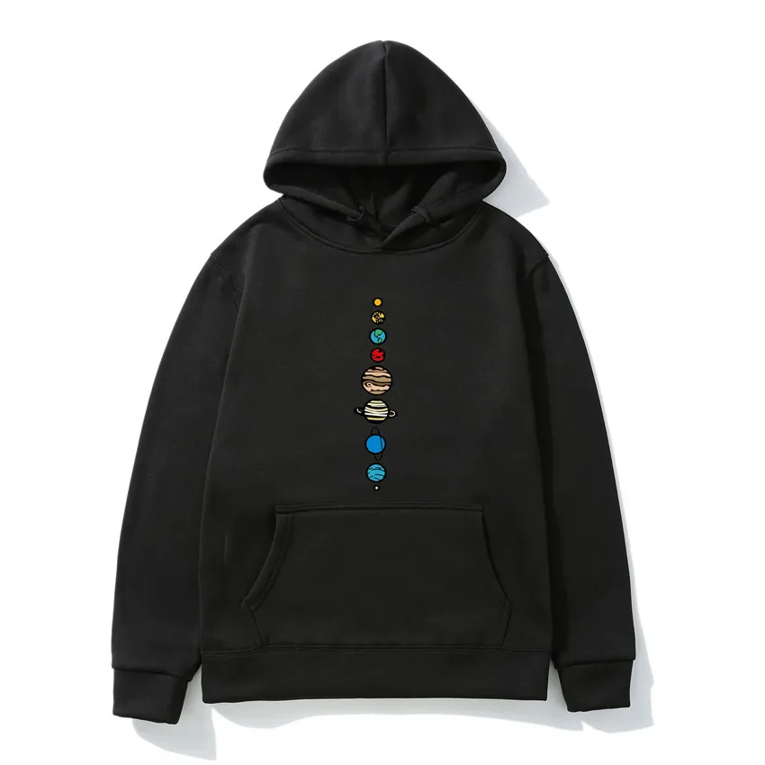 

Harajuku Men Hoodie Planets Colour Casual Hoodies Sweatshirts New Autumn Creative Design Funny Fashion Hoody Pullover Streetwear