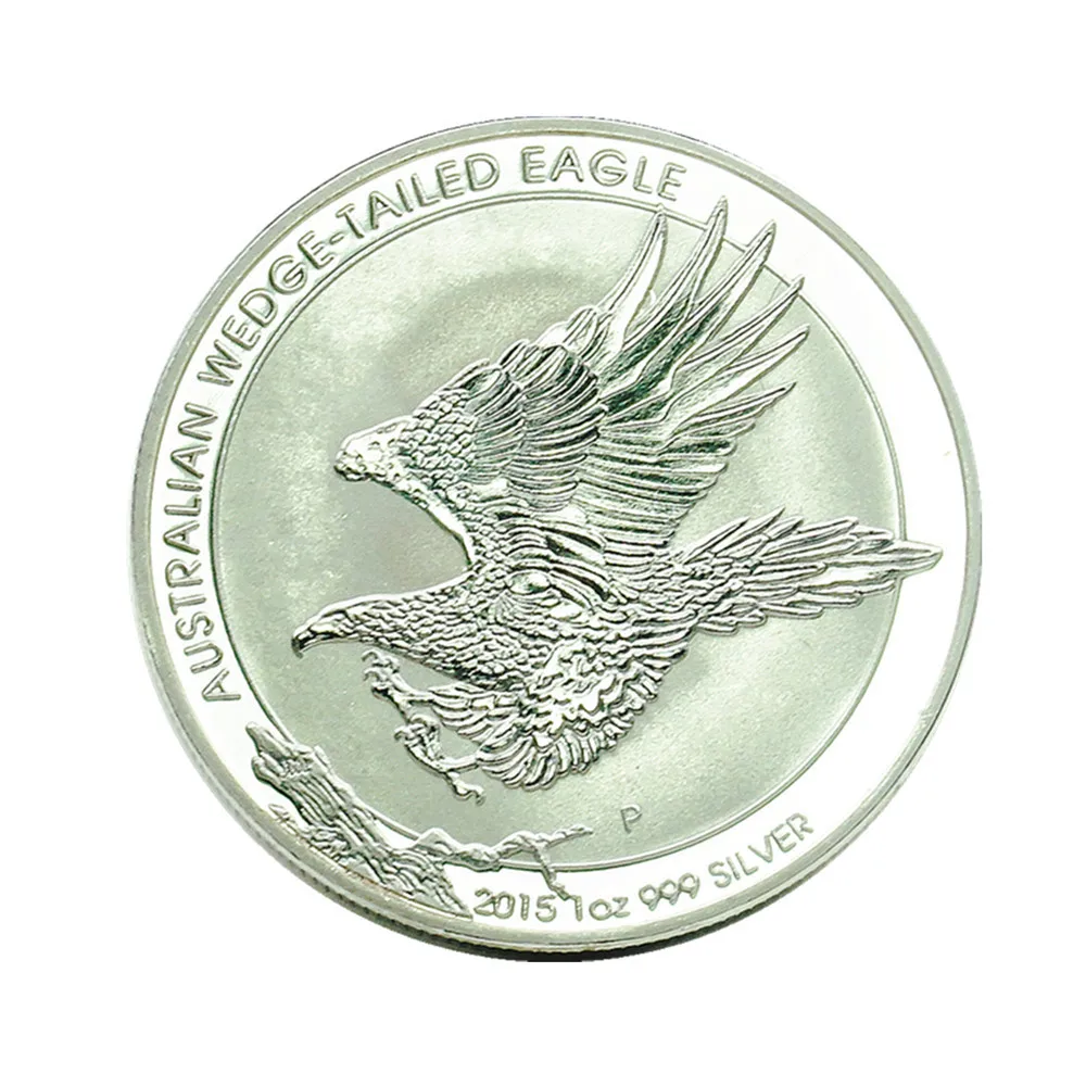 

1 Dollar Australian Wedge-tailed Eagle Commemorative Coins Back Side Elizabeth II Australia