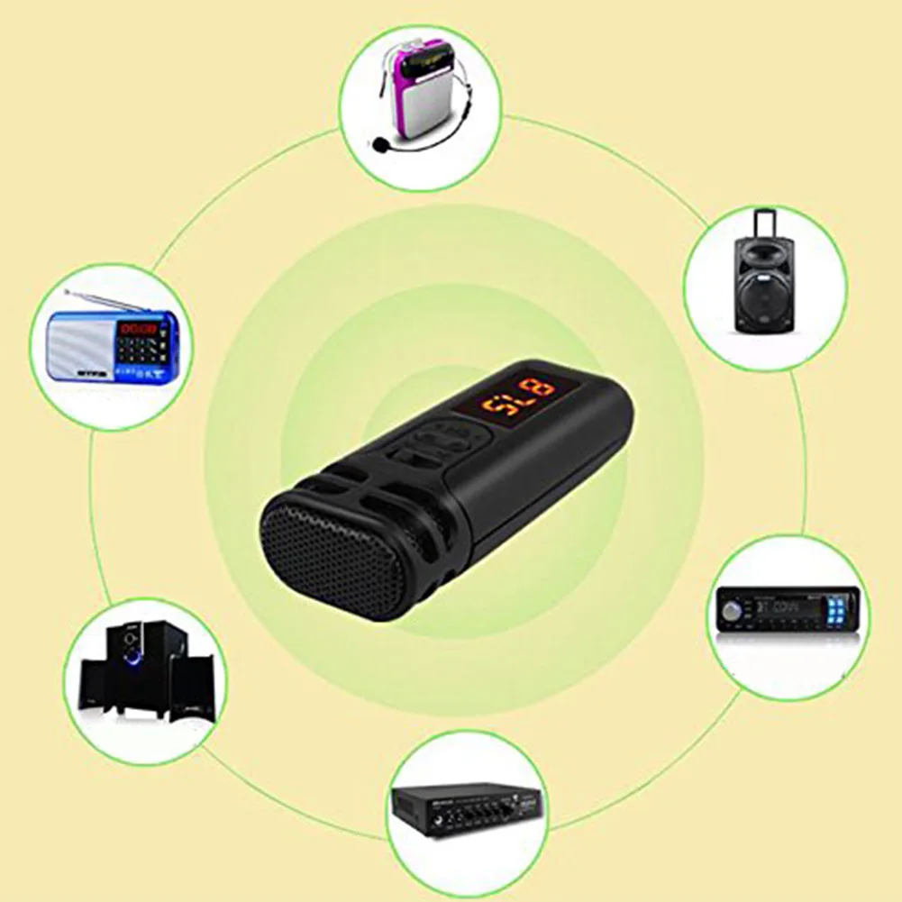 Микрофон для учителя Беспроводная передача голосового усилителя перезаряжаемый