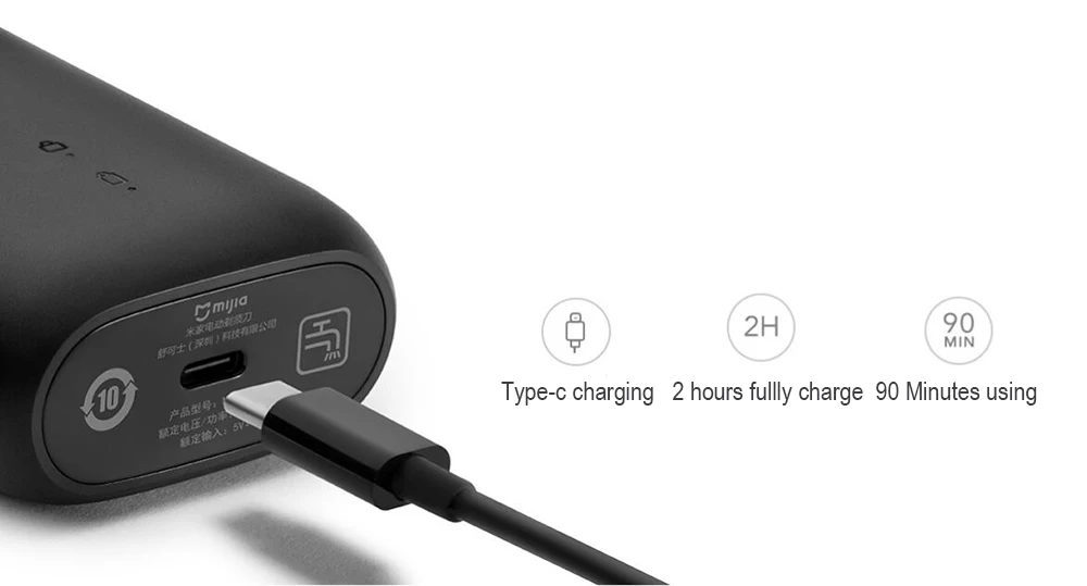 Электробритва Xiaomi Mijia 2 Мужская стальная портативная Водонепроницаемая бритва с