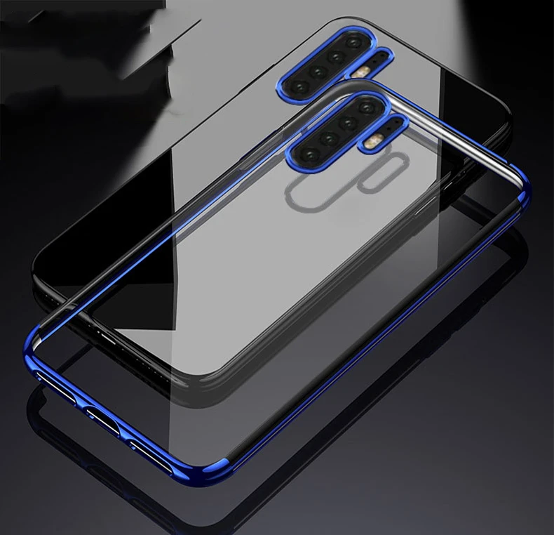 Чехол для Huawei P30 Pro Lite P20 Nova 4e 4 3e Mate 30 20 10 P Smart 2019 Honor 20i V20 Роскошный прозрачный чехол с