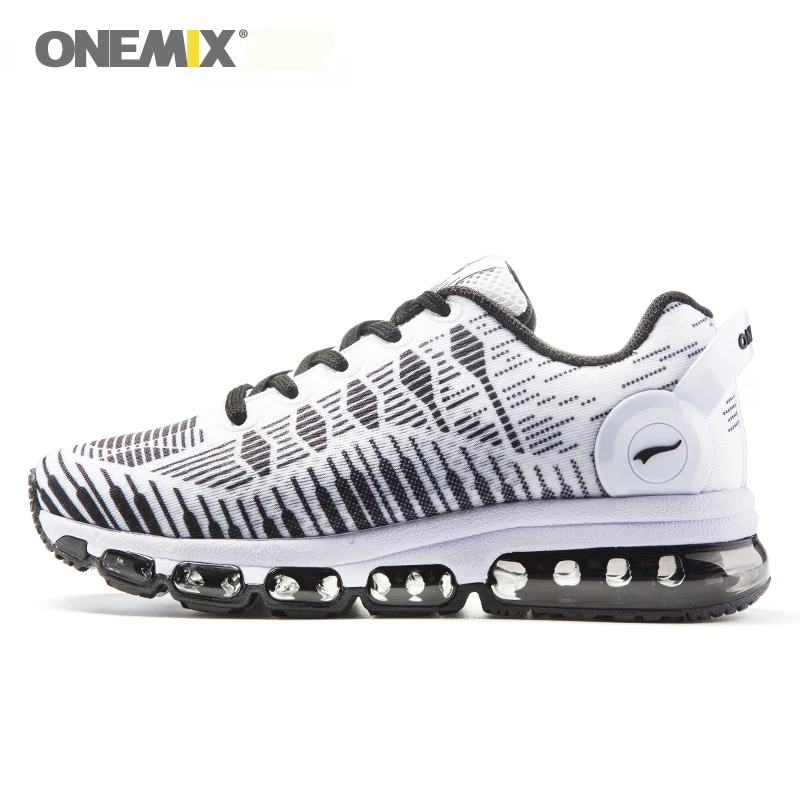 Onemix Air Cushion/Мужская обувь для бега женщин Белая Спортивная занятий спортом на