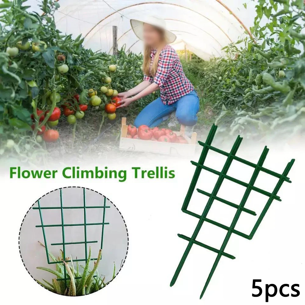 

5Pcs Plant Climbing Trellis Garden Vine Bracket 30.5*16.5CM Rattan plants