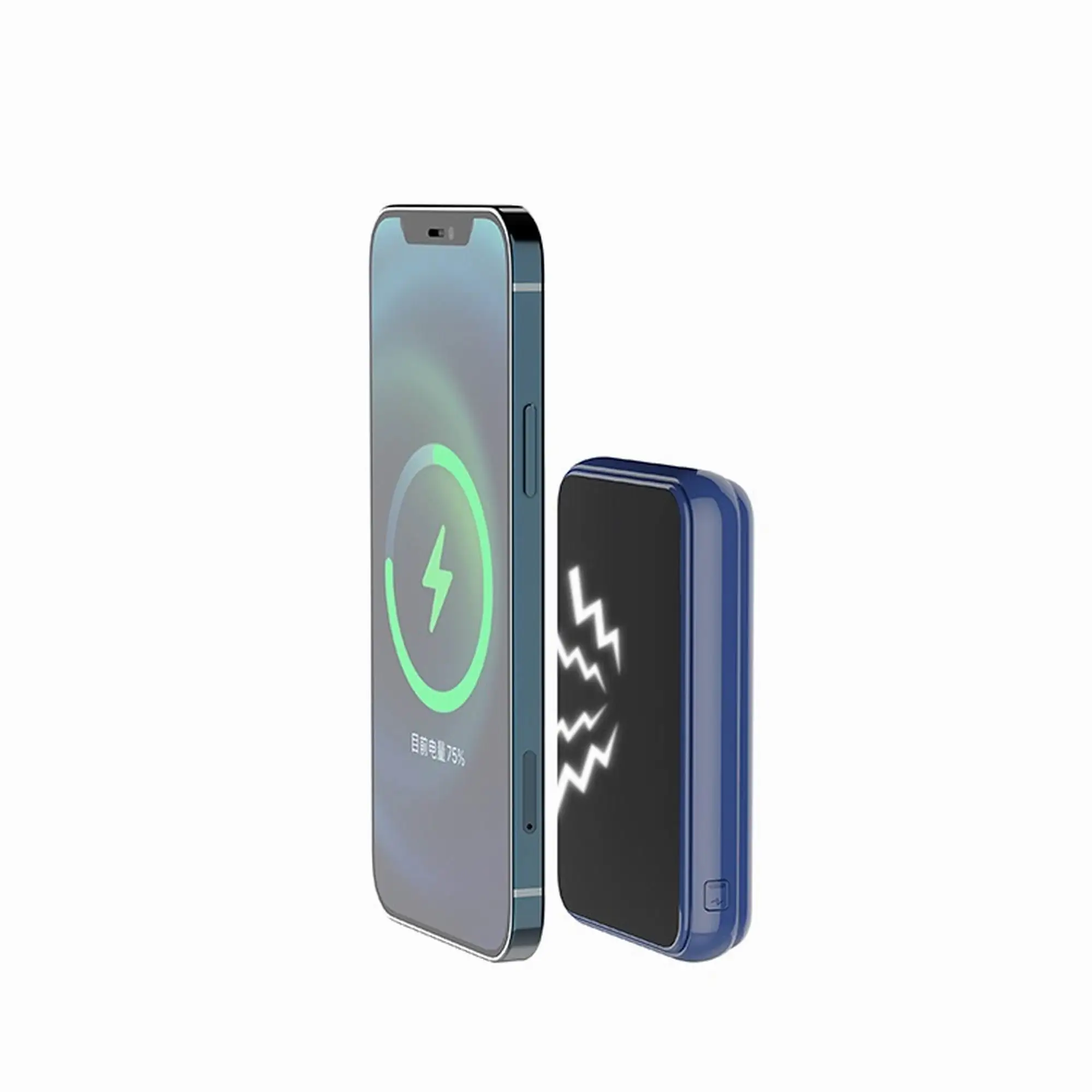 

1:1 Mobile phone external battery magnetic fast wireless charger portable power bank for xiaomi iphone 12 13mini 13 12 pro max
