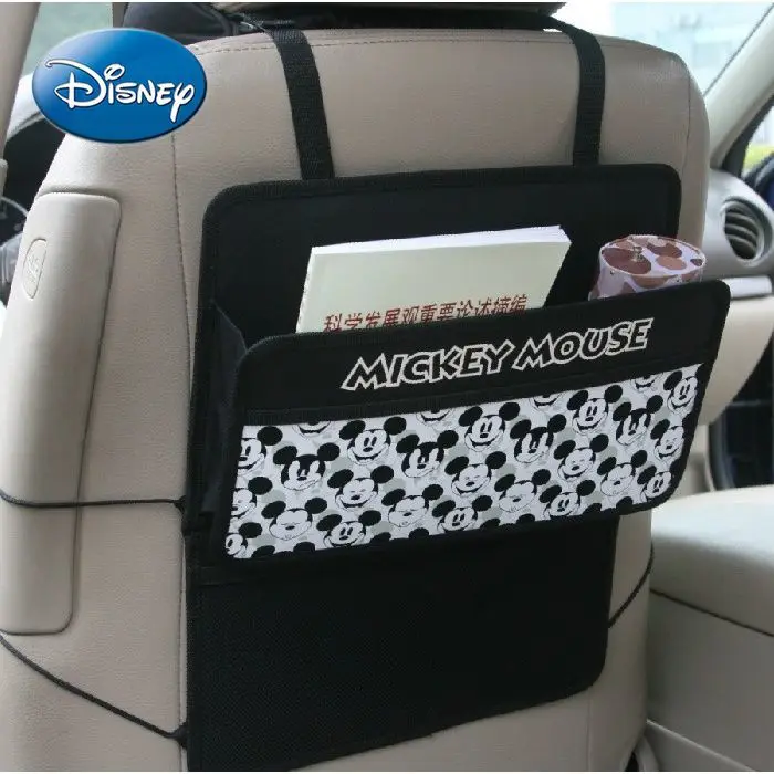 

Disney Mickey Mouse Mickey Car Seat Back Pocket Car Multi-function Retractable Small Table Board Storage Large Hanging Bag