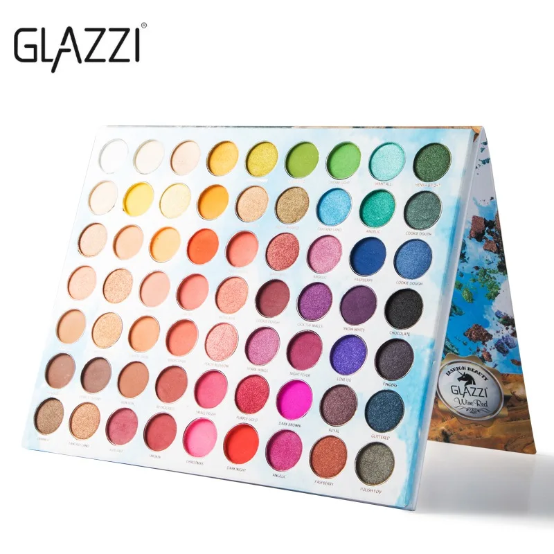 

63 Color Eye Shadow Palette Colorful Long Lasting High Pigmented Matte Shimmer Glitter Eyeshadow Eye Makeup Pallete