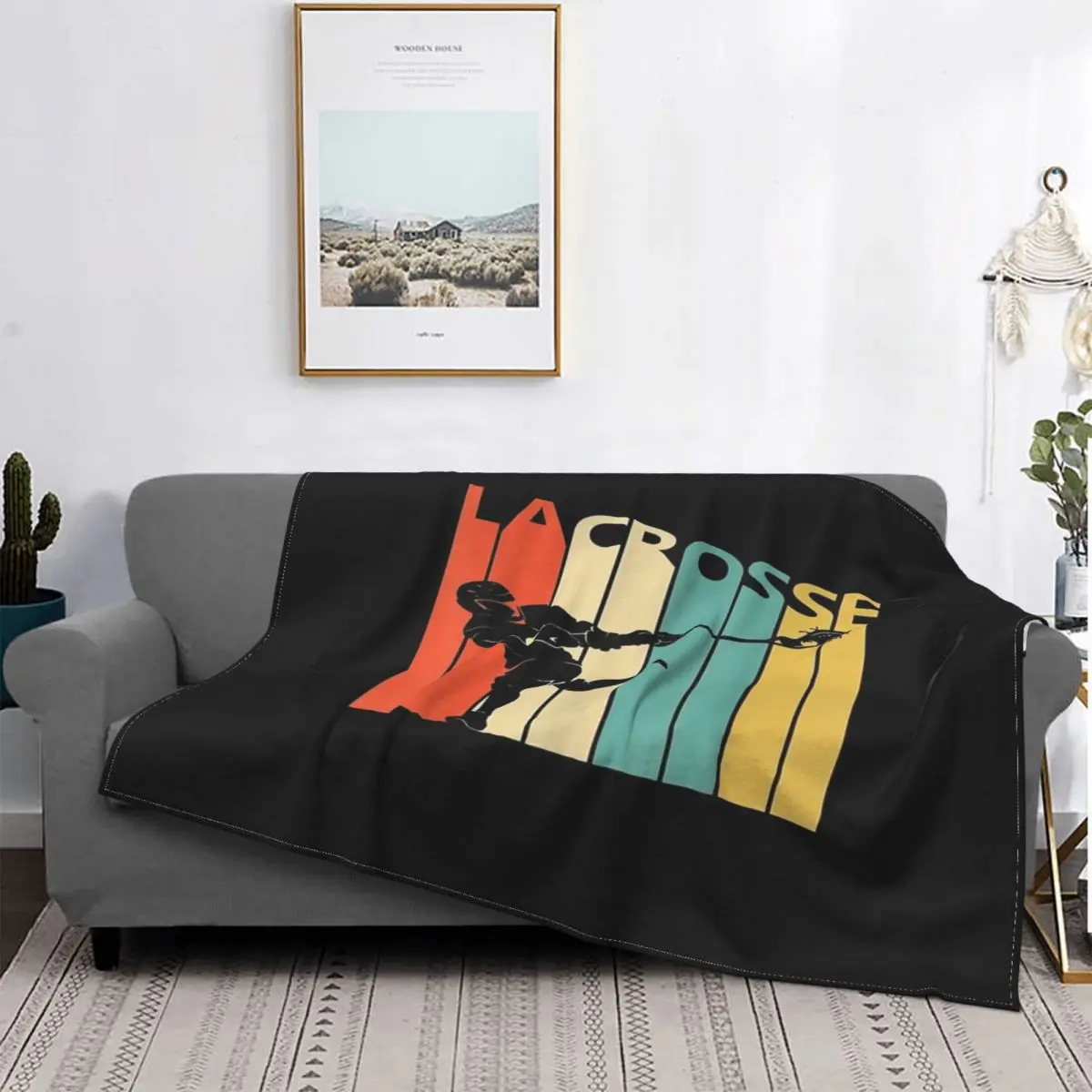 

Manta de Lacrosse Vintage, colcha para cama a quadros, manta double para Baby, colcha de Пикник