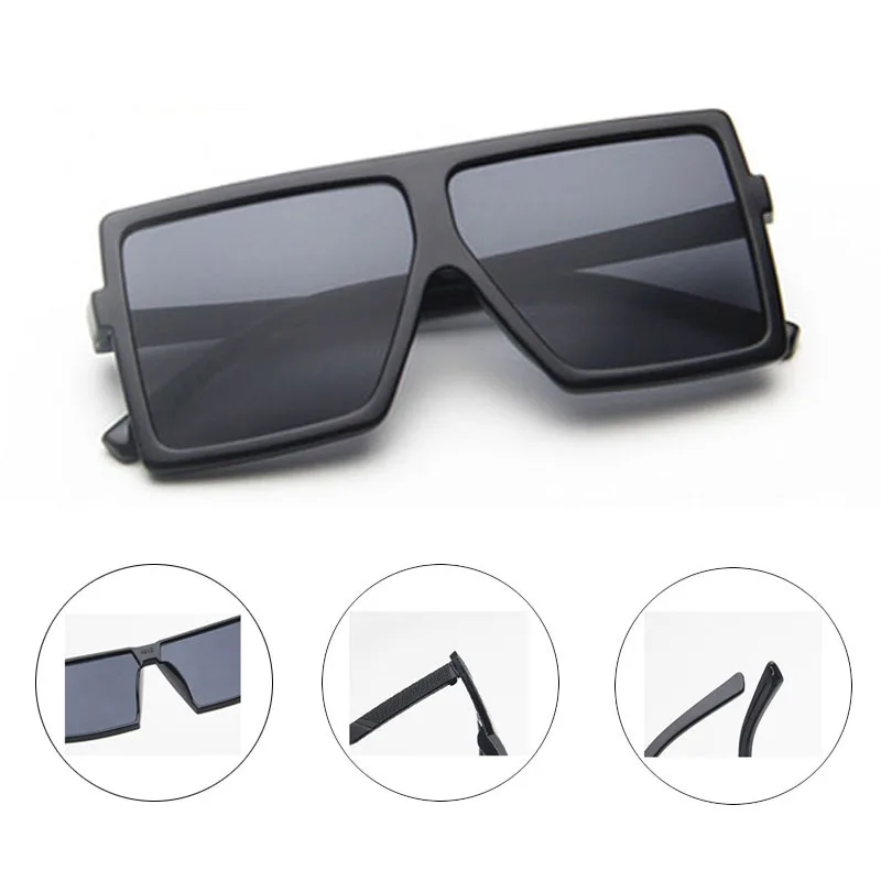 SO & EI модные негабаритные квадратные милые Солнцезащитные очки для мальчиков и