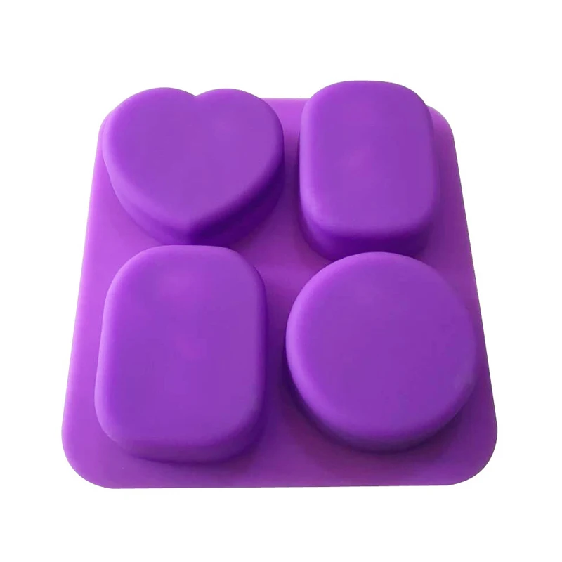 

4 Shape Angel Girl Natural Soap Handmade Soap Mold Silicone Cake Ice Bake Modeling Tool Pastry Silicone Molds for Soap Making