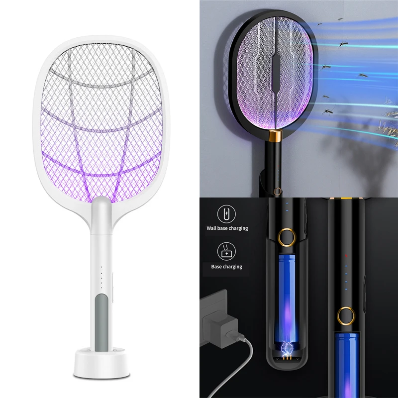 

Светодиодные ловушки для насекомых, светодиодный в 1, 3000 В, зарядка от USB