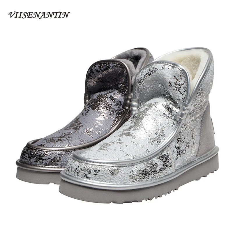 

Универсальные Зимние ботильоны корейской версии женские зимние новые шерстяные повседневные теплые короткие ботинки на толстой подошве