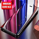 Умный зеркальный флип-чехол для Huawei Mate 10 Lite  Honor 9i  Nova 2i, кожаный чехол с подставкой для P8 P9 Lite 2017, роскошный пластиковый чехол