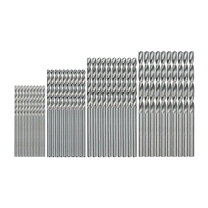 

40 Pcs Mini Drill HSS Bit 0.5mm-2.0mm Straight Shank PCB Twist Drill Bits Set CNIM Hot