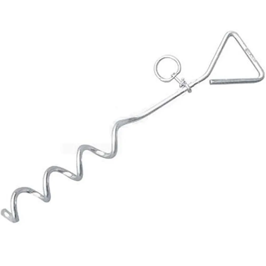 Наружные товары для домашних животных из нержавеющей стали спиральная собачья