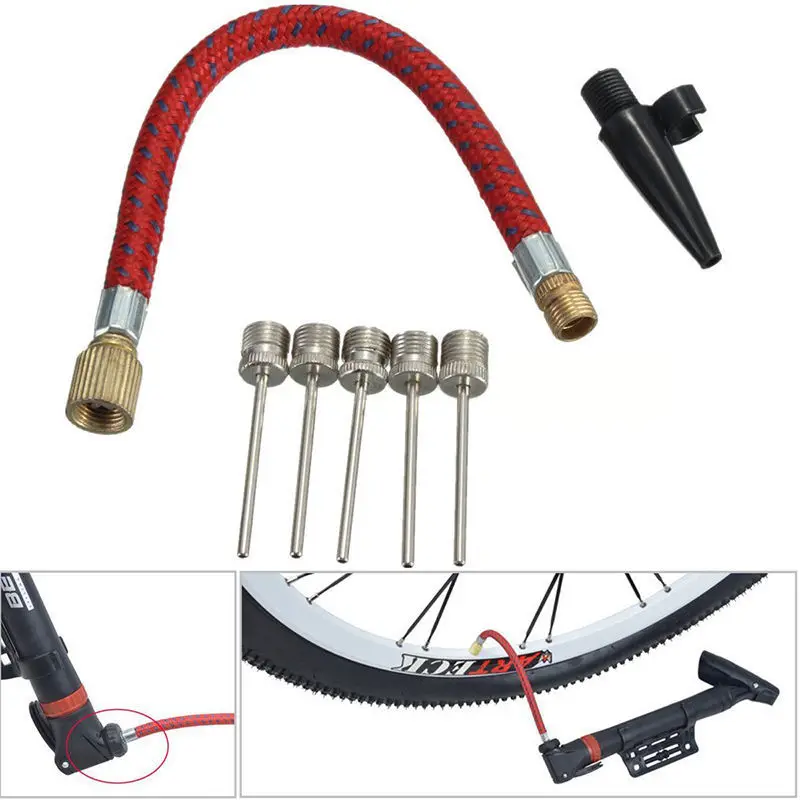 7 шт. надувные игольчатые наборы шланг спортивный мяч для баскетбола футбол