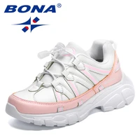 bona 2022 new designers fashion sneakers boys girls sports running shoes kids breathable tennis shoes lightweight jogging shoes