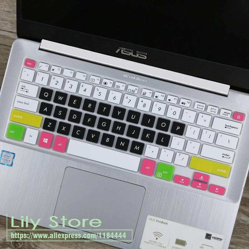 Для Asus Vivobook S14 X411U X411Uf X411Ua X411 X411Un X411Ma E406 E406Ma E406Su E406NA 14 дюйм чехол для клавиатуры