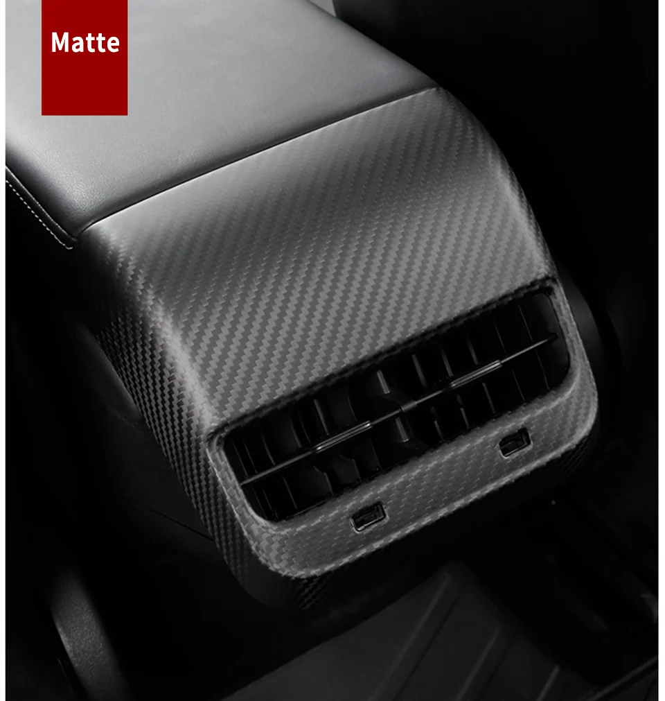 Air outlet panel for Tesla model 3 accessories/car accessories model 3 tesla three tesla model 3 carbon/accessoires