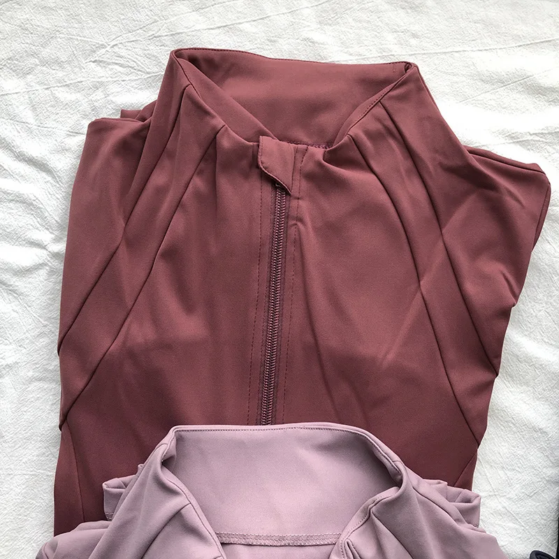 Женские спортивные облегающие рубашки с длинным рукавом пальто для фитнеса