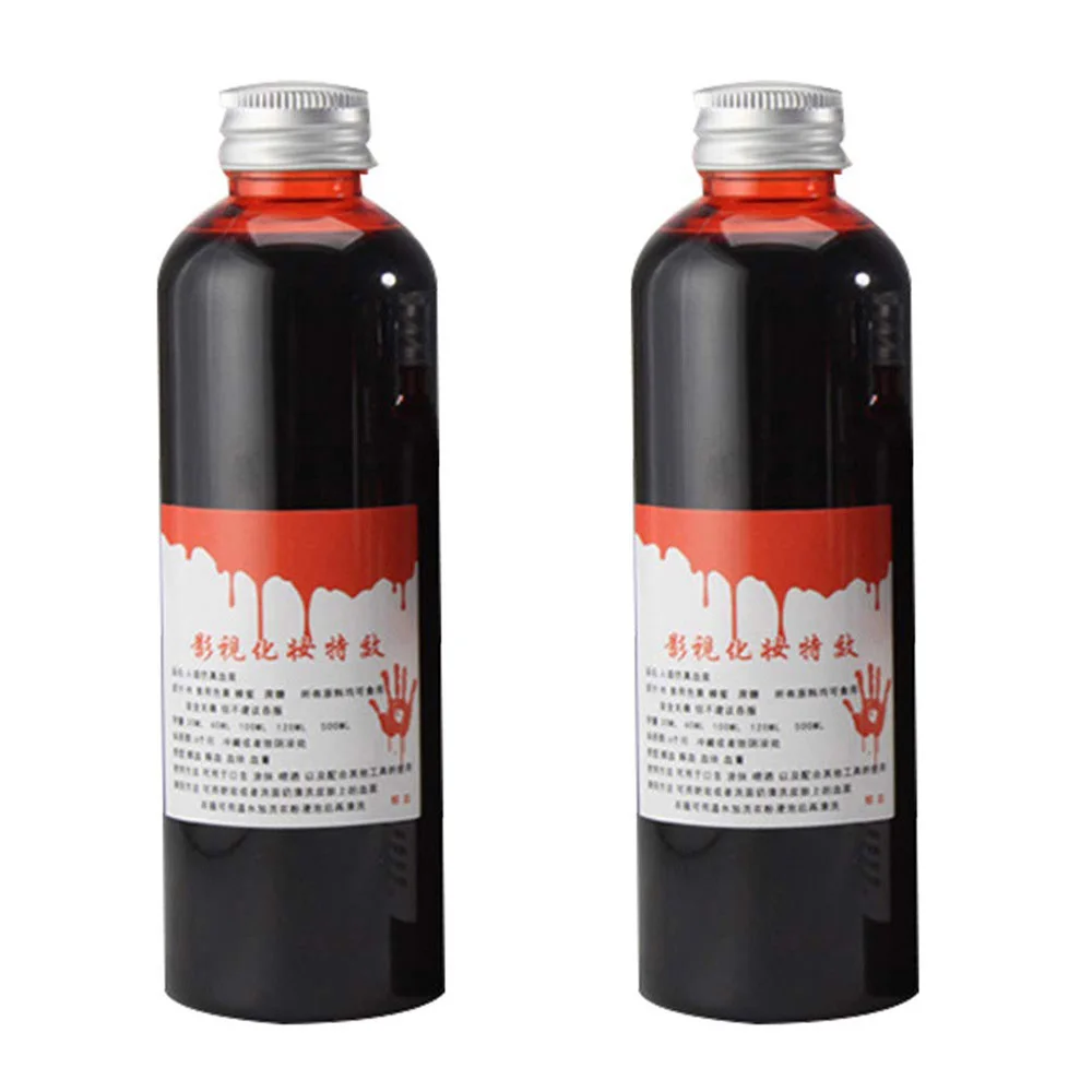 Поддельные крови вампира Хэллоуин макияж человеческого тела ложная плазменная