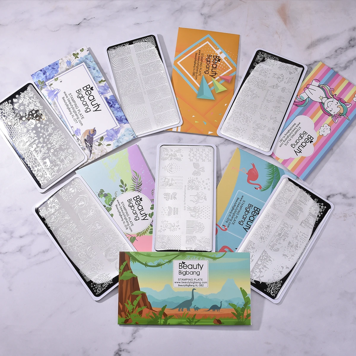 Штамповочные пластины для ногтей SHOPANTS китайские элементы рисунок природного