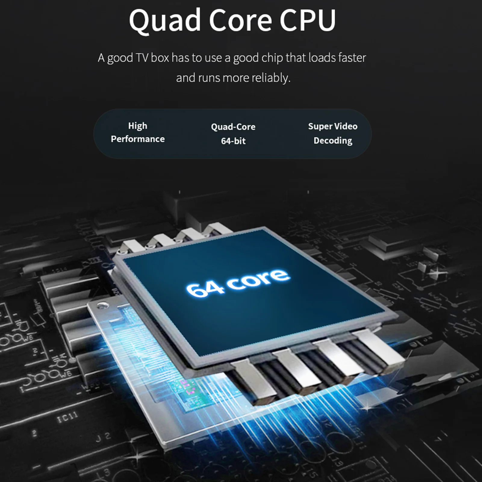 5G/2.4G Smart TV Box Amlogic 10.0 2+16G TV BOXWiFi Bluetooth 4.1 Set-Top Box Media Player