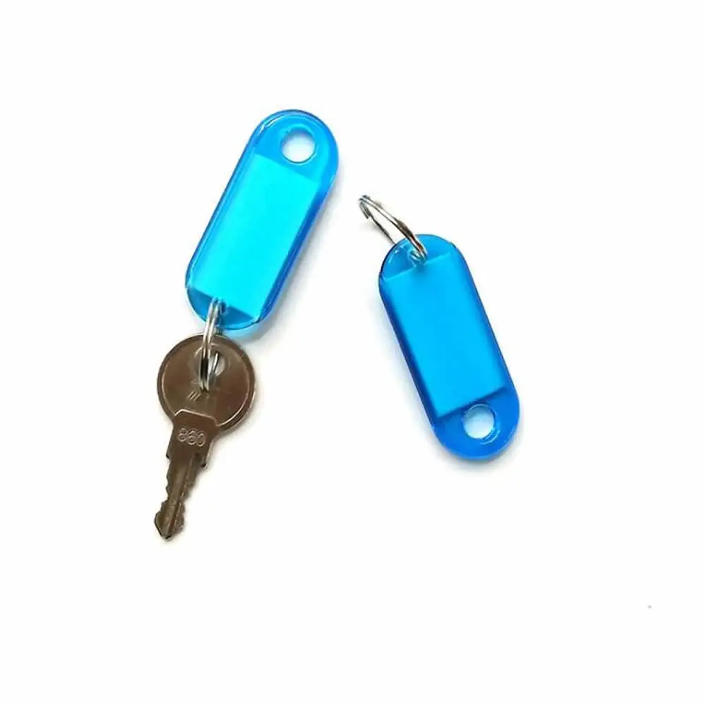 Новая карточка для ключей 30 шт./пакет многоцветная пластиковая жетон багажа