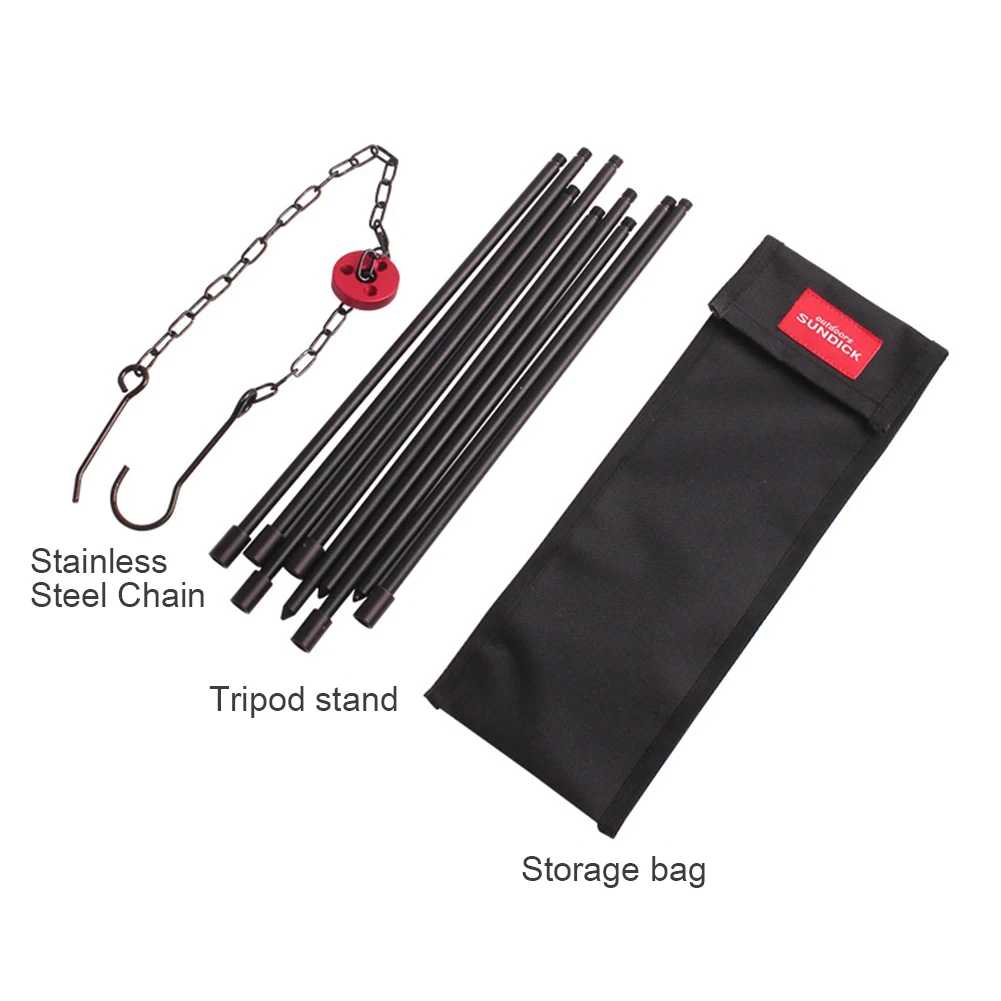 Посуда для пикника штатив из алюминиевого сплава подвесной кухонный горшок