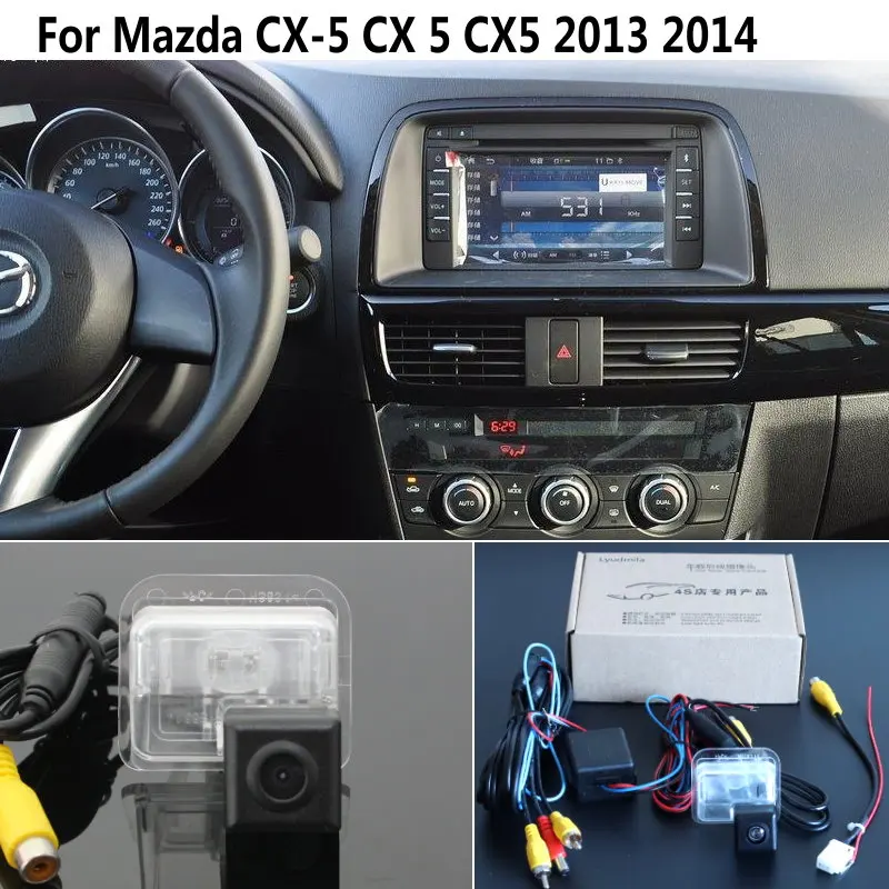 

Для Mazda CX-5 CX 5 CX5 KE 2013 2014 RCA и оригинальный экран, совместимый с камерой заднего вида, резервная камера заднего вида, HD CCD