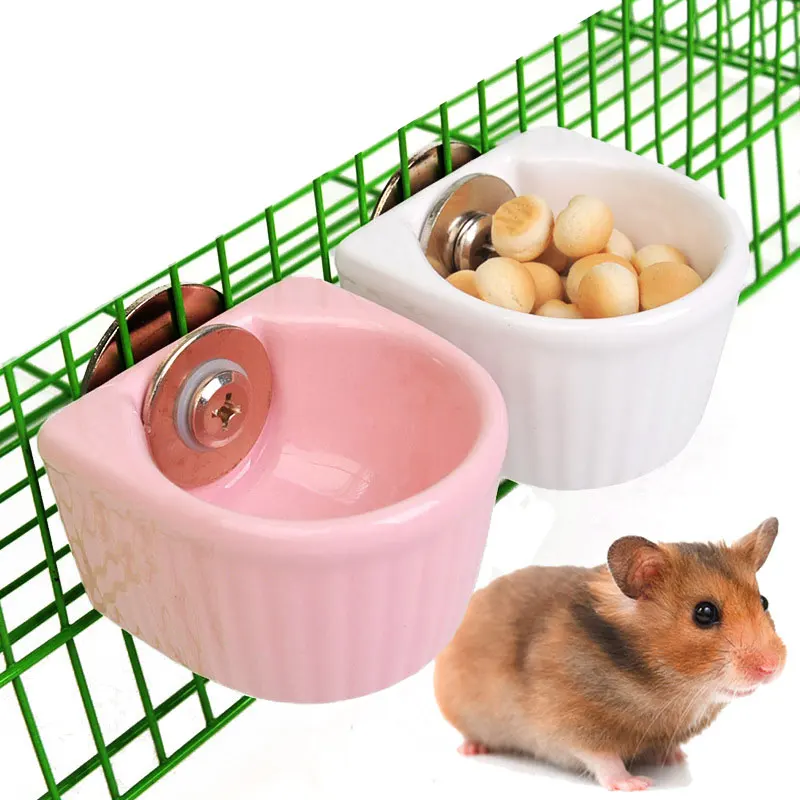 Миска для хомяка маленьких домашних животных подвесная клетка кормушка еды