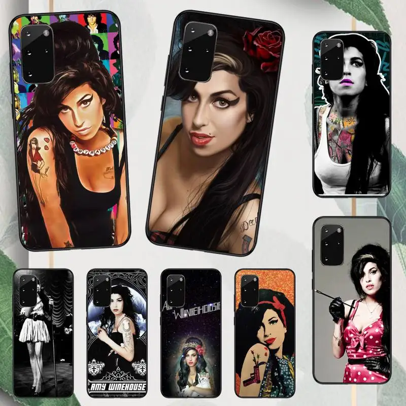

Amy Winehouse UK Girl Singer Phone Case For Samsung galaxy A S note 10 12 20 32 40 50 51 52 70 71 72 21 fe s ultra plus