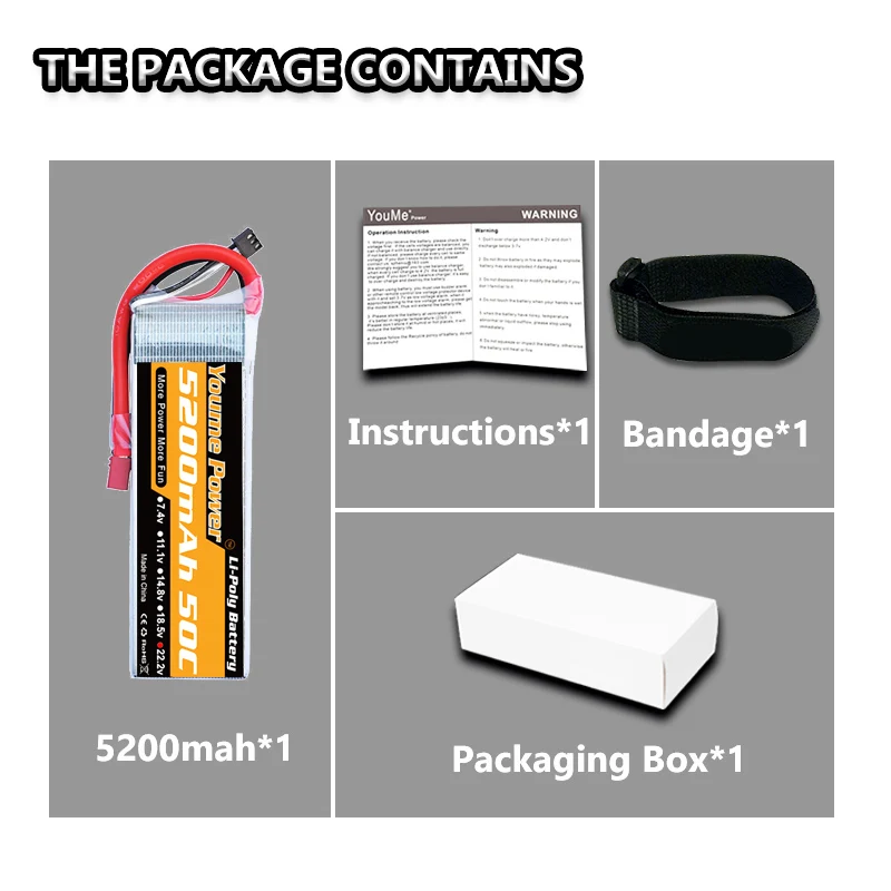 youme lipo 3s 4s 111 v 148 v 5200mah 2s 6s 74 v 222 v аккумулятор 5s 185 v 50c xt 60 t