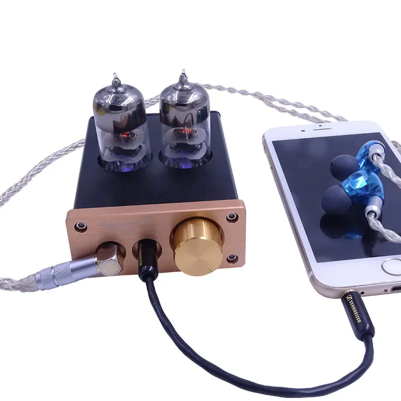 Вакуумный ламповый усилитель HiFi настольного компьютера 12V &quotсделай сам&quot с