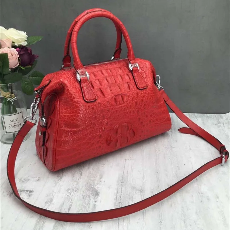 Необычная натуральная кожа аллигатора Женская Подушка кошелек из настоящей