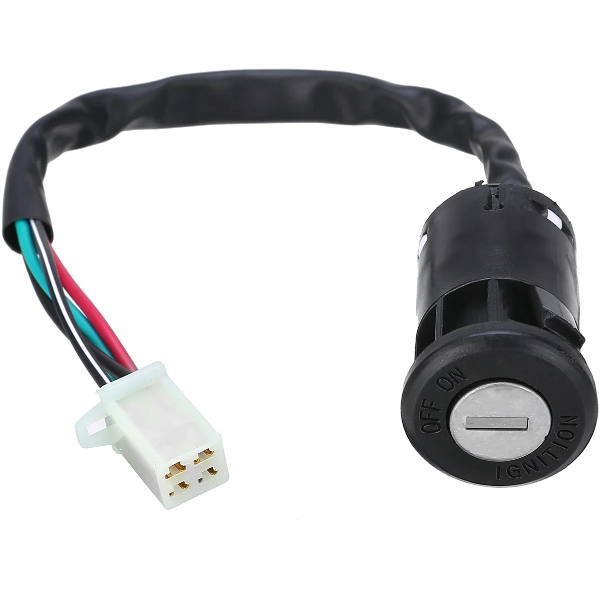 1 шт. универсальные замки и фиксаторы для мотоциклов 2 ключа зажигания 4 провода