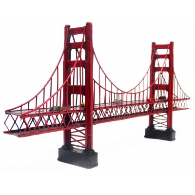 Американские украшения, Калифорния, Сан-Франциско, мост с золотыми воротами, винтажные Железные украшения ручной работы, подарки, сувениры