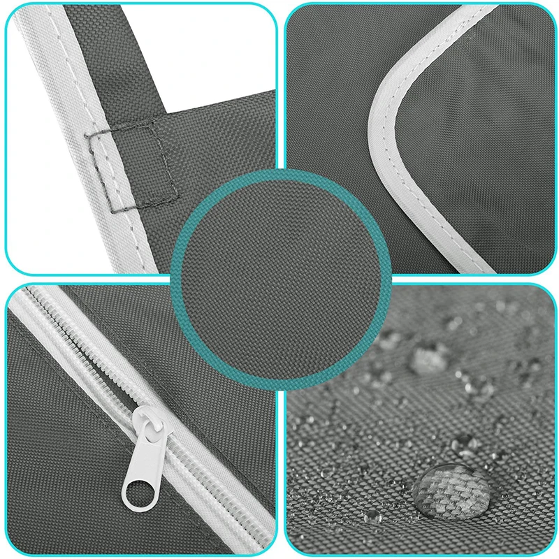 Cesto de ropa para colgar en la puerta, bolsa de reciclaje de ropa sucia para el hogar, cesta de almacenamiento grande, organizador port&aacute;til de tela Oxford-1