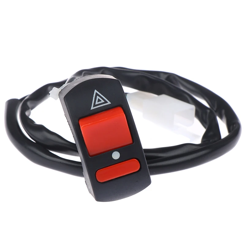 1 шт. Универсальный руль мотоцикла Пламенный переключатель кнопка вкл. Выкл. для