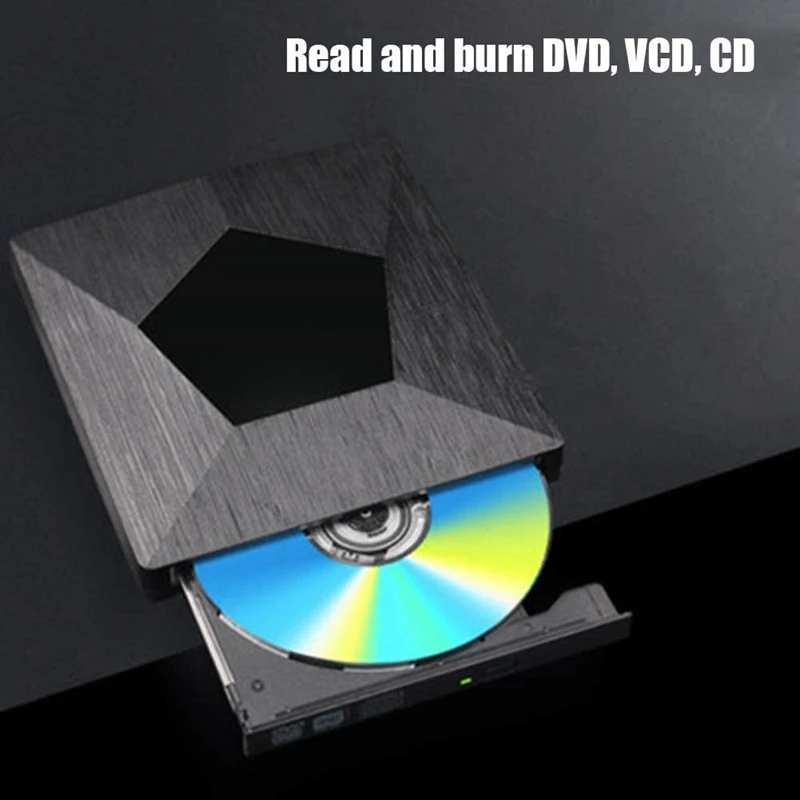 Внешний CD DVD привод Type-C USB 3 0 тонкий порт способный считывать CD/DVD-RW горелки с