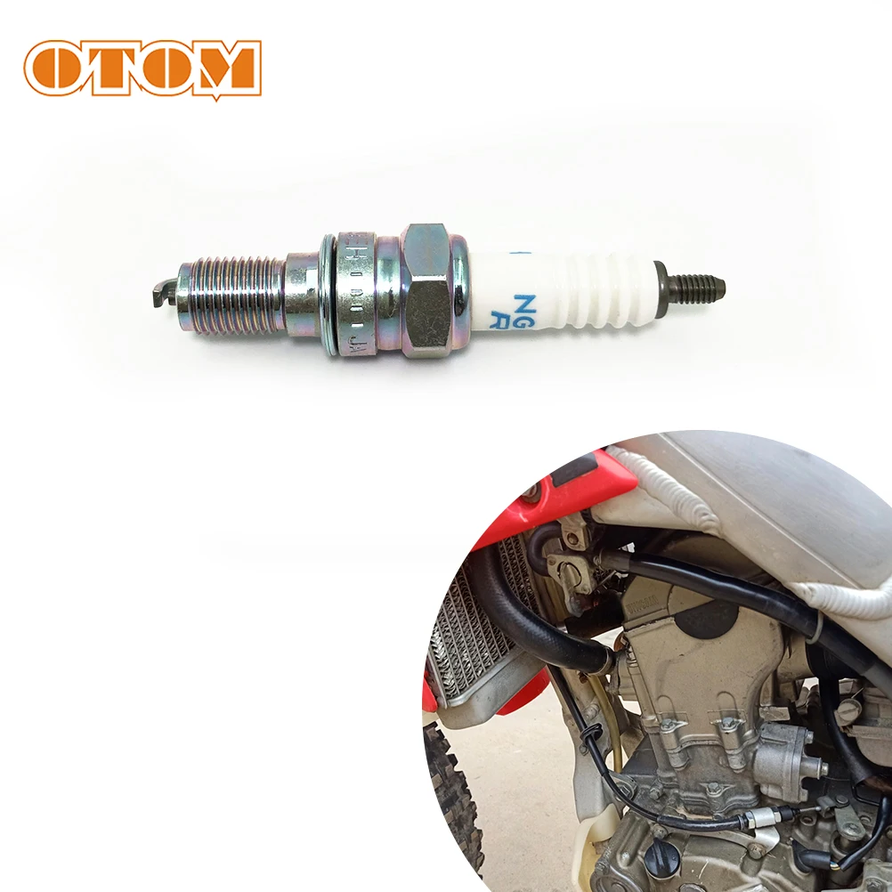 

OTOM Свеча зажигания для мотоцикла NGK карбюратор версия для внедорожника мотокросса искрящие зажигания для HONDA CRF CRF250R 31912-KRN-731