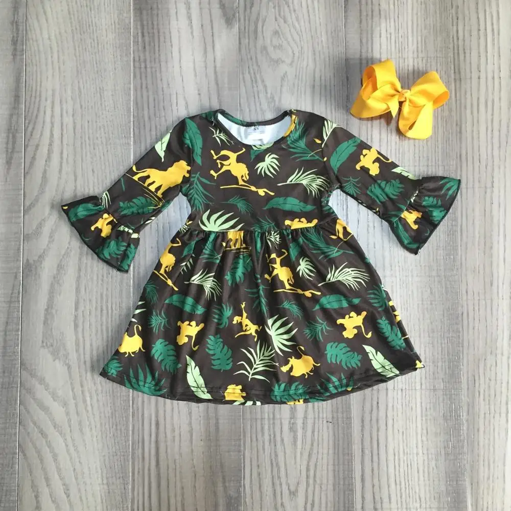 Осенне зимнее платье для маленьких девочек одежда из молочного шелка с длинными