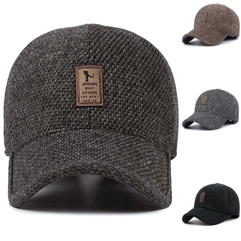 Зимняя Классическая хлопковая Снэпбэк Кепка из 5 панелей с пластиковой нашивкой