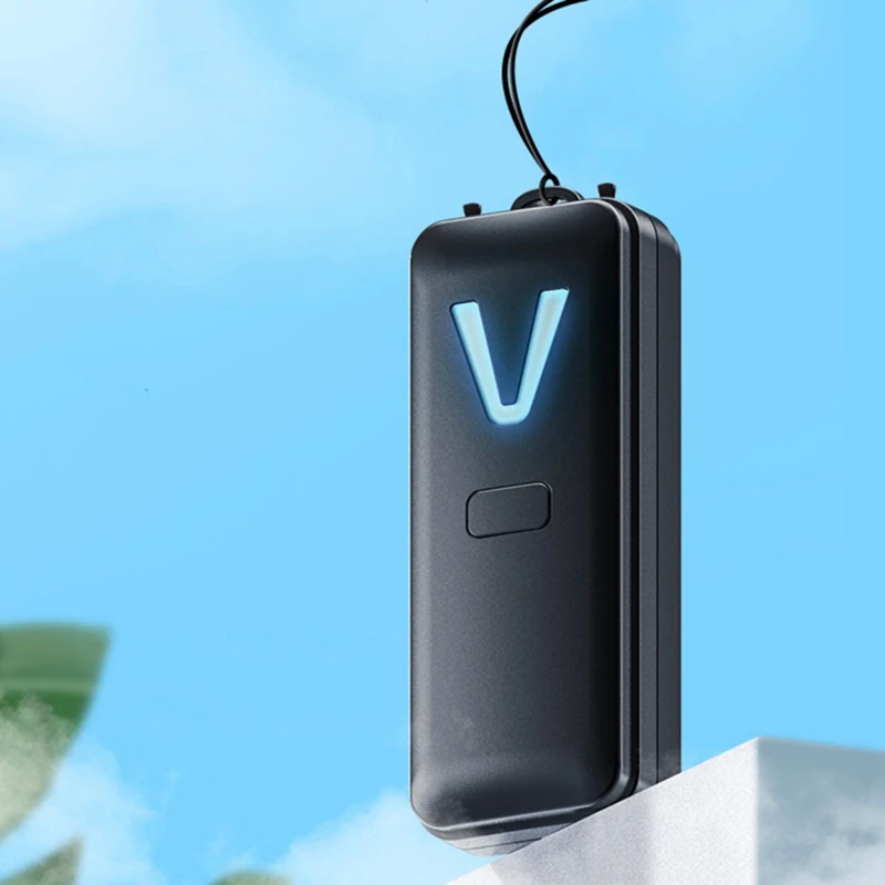 

2 Pcs Personal Wearable Air Purifier Necklace Mini Portable Air Freshener Ionizer Negative Ion Generator, Silver & Red